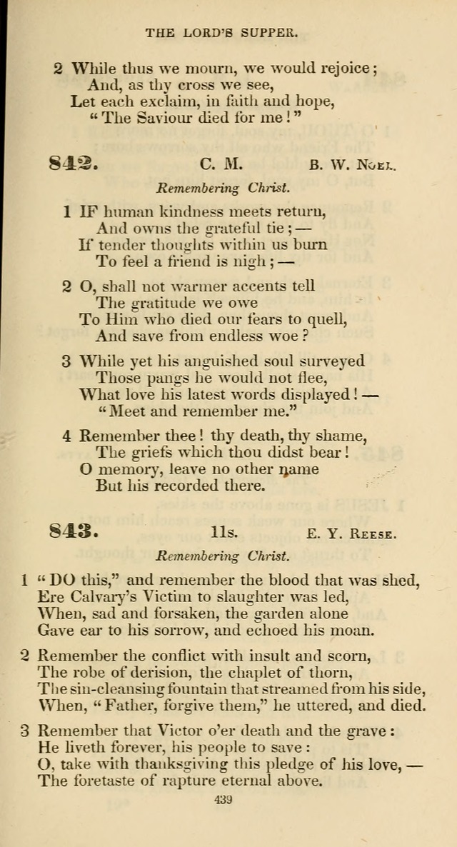 The Psalmist: a new collection of hymns for the use of Baptist churches; with a supplement page 499