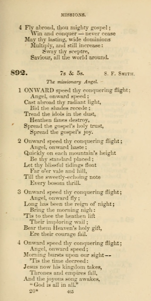 The Psalmist: a new collection of hymns for the use of Baptist churches; with a supplement page 525