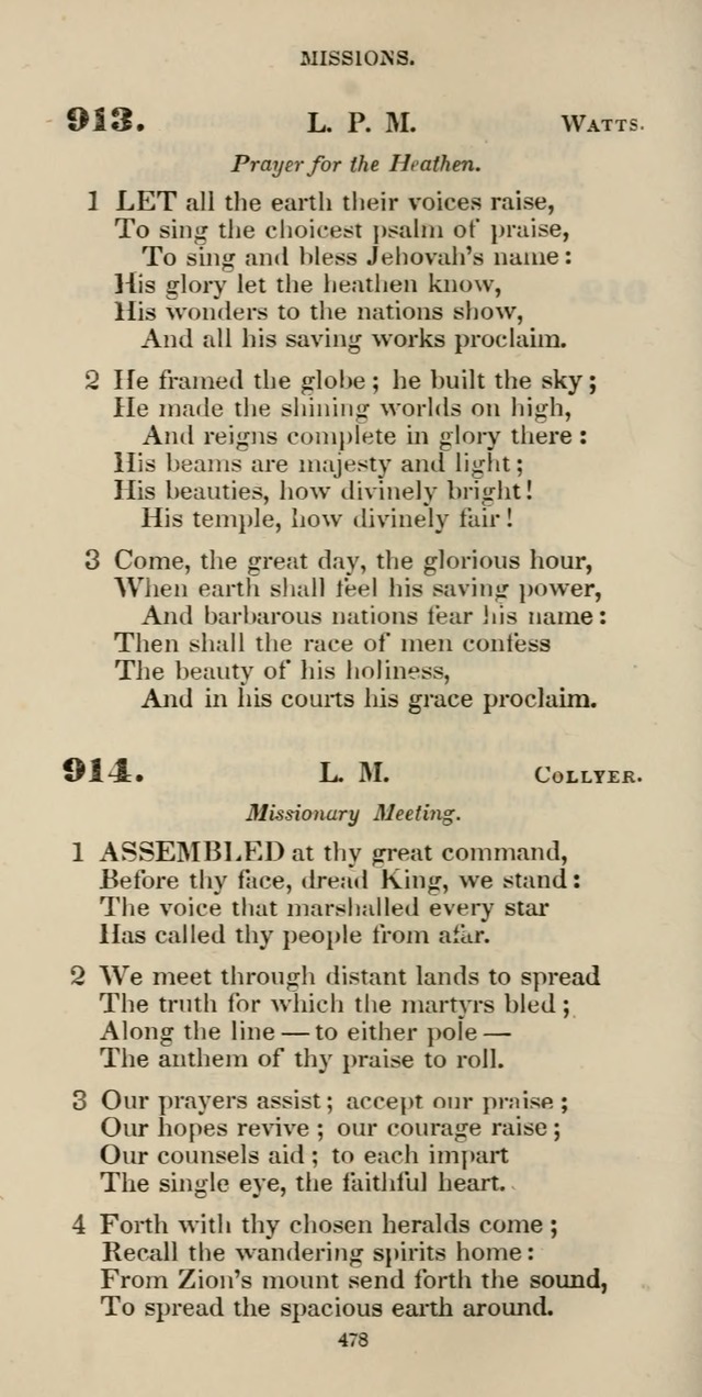 The Psalmist: a new collection of hymns for the use of Baptist churches; with a supplement page 538