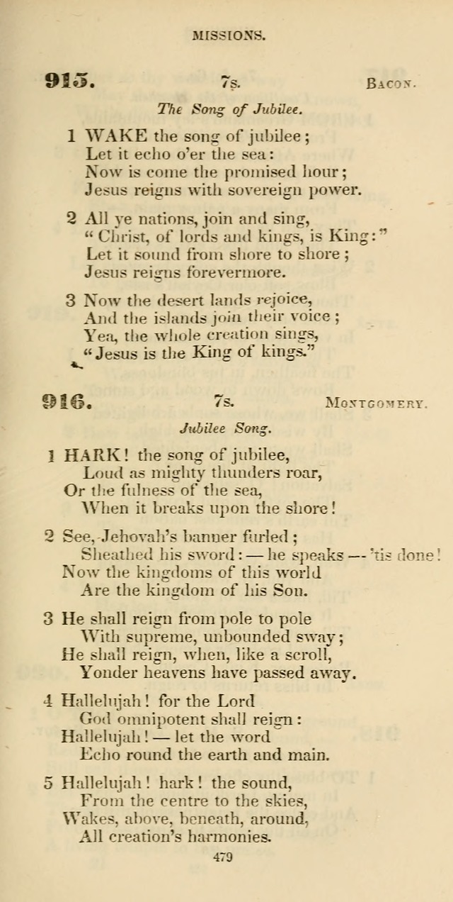 The Psalmist: a new collection of hymns for the use of Baptist churches; with a supplement page 539