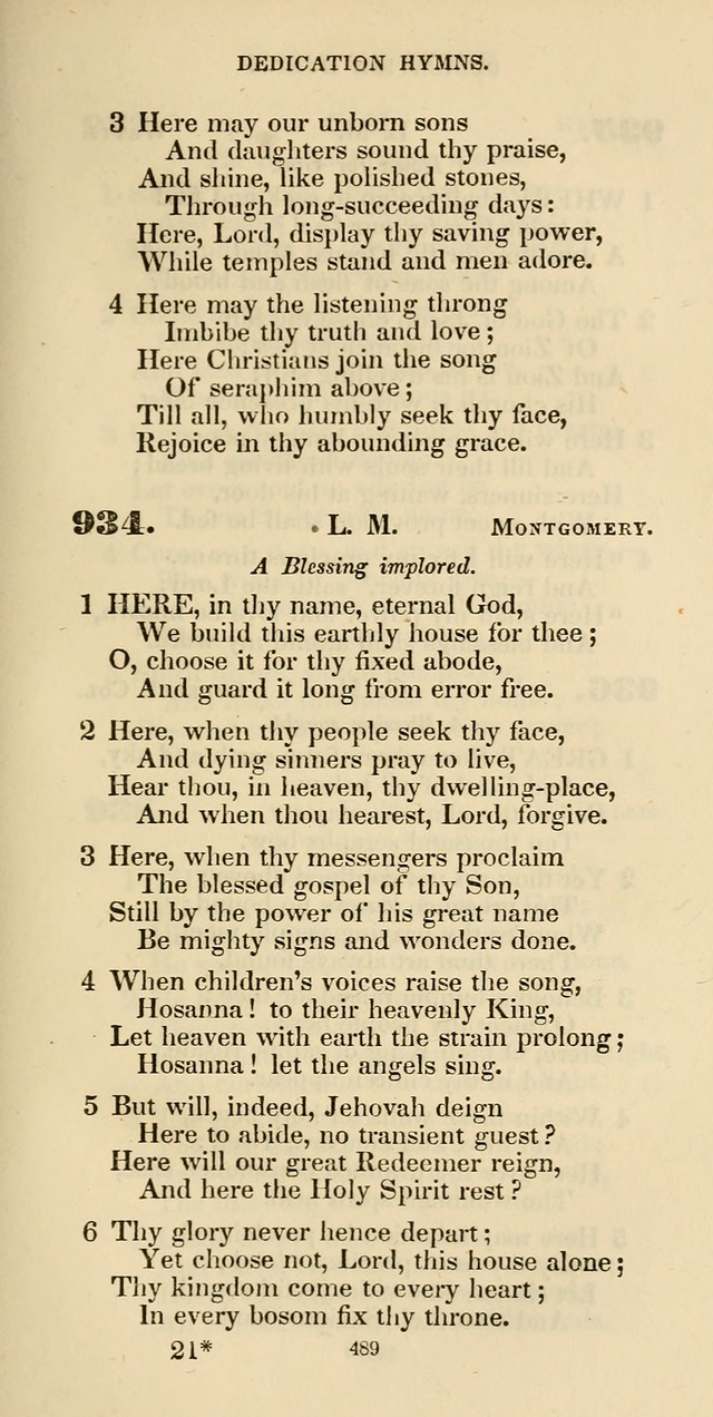 The Psalmist: a new collection of hymns for the use of Baptist churches; with a supplement page 549