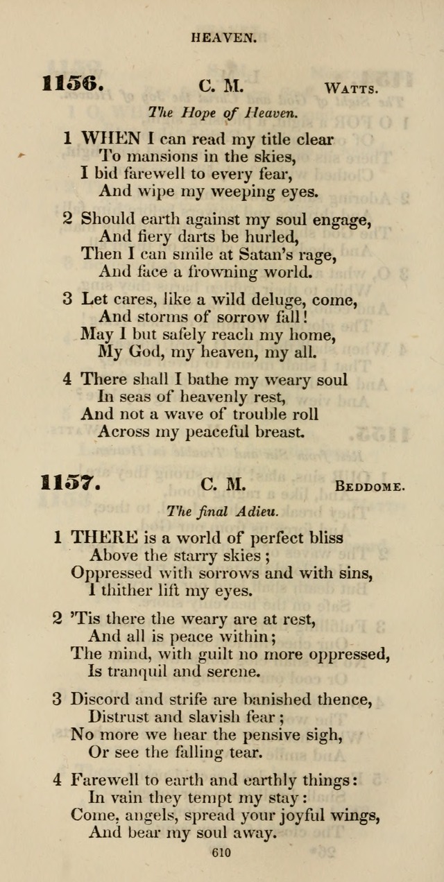 The Psalmist: a new collection of hymns for the use of Baptist churches; with a supplement page 670