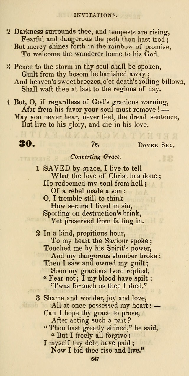 The Psalmist: a new collection of hymns for the use of Baptist churches; with a supplement page 707