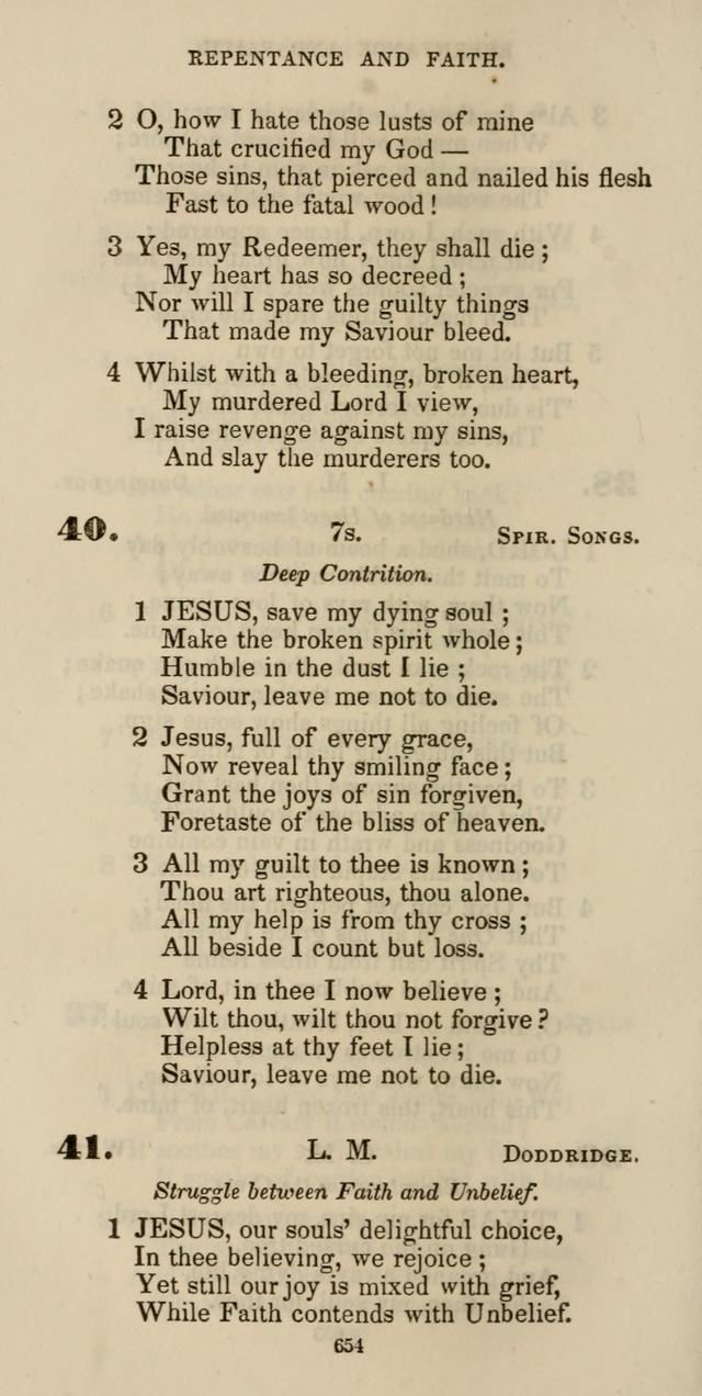 The Psalmist: a new collection of hymns for the use of Baptist churches; with a supplement page 714