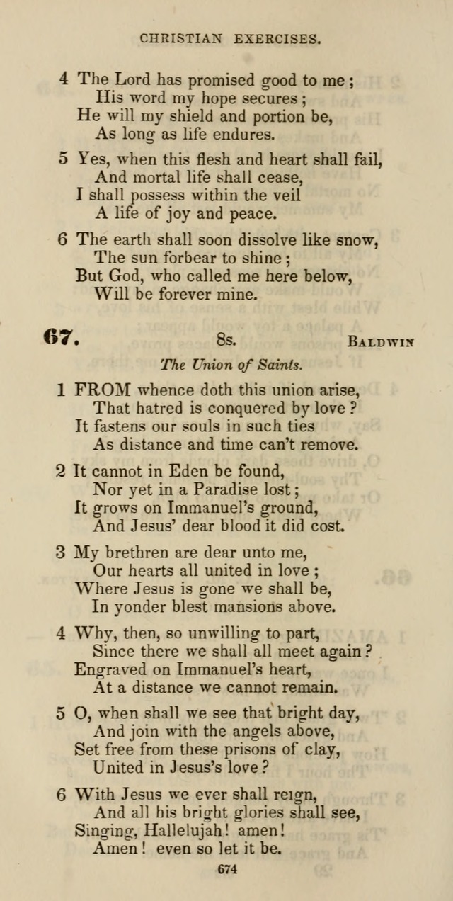 The Psalmist: a new collection of hymns for the use of Baptist churches; with a supplement page 734