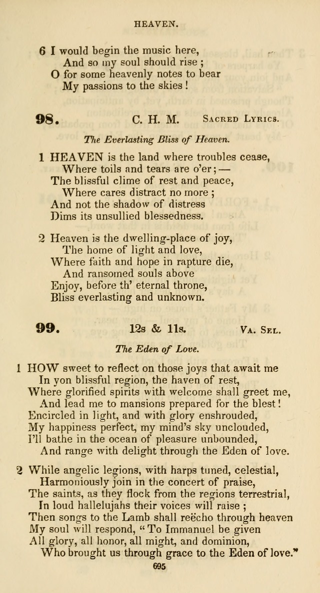 The Psalmist: a new collection of hymns for the use of Baptist churches; with a supplement page 755