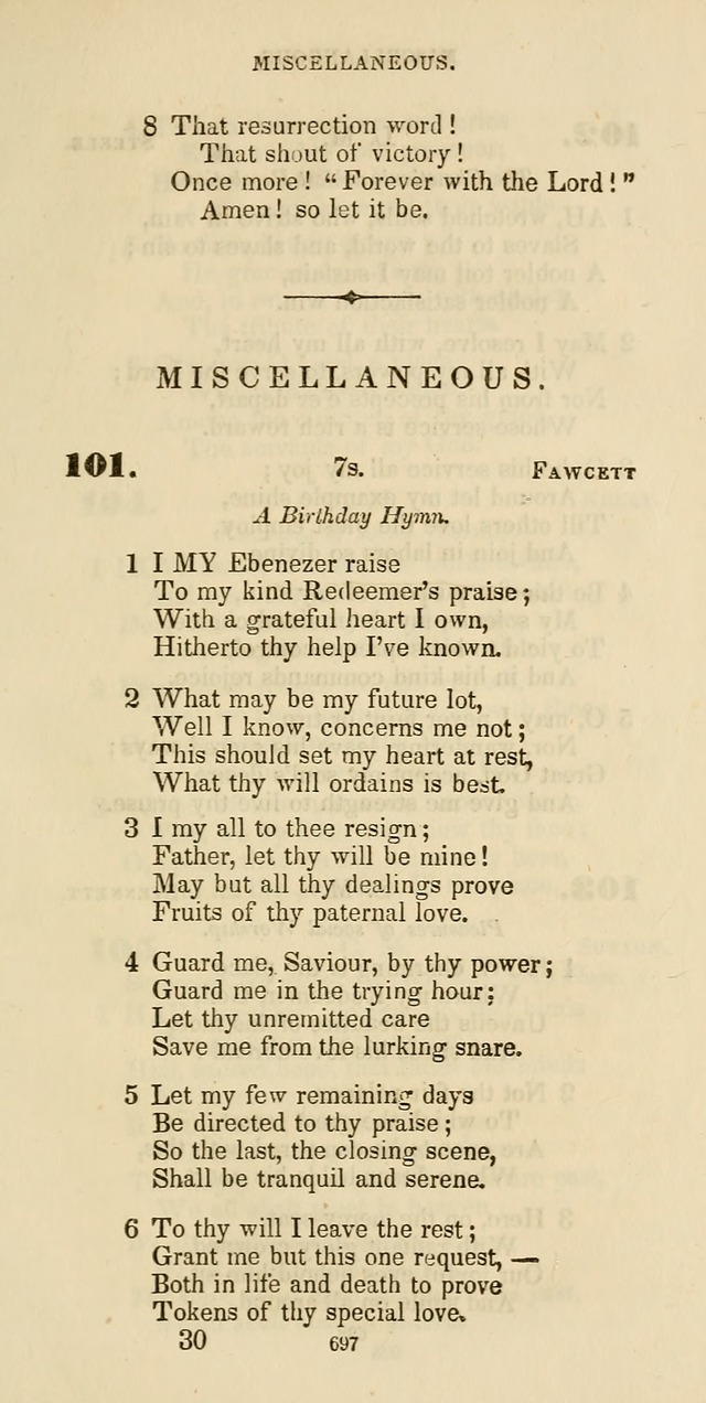 The Psalmist: a new collection of hymns for the use of Baptist churches; with a supplement page 757