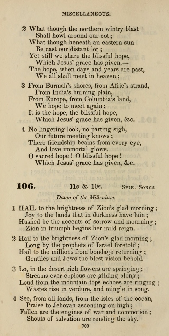 The Psalmist: a new collection of hymns for the use of Baptist churches; with a supplement page 760