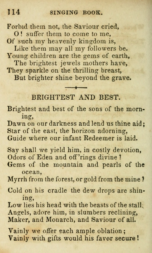The Public School Singing Book: a collection of original and other songs, odes, hymns, anthems, and chants used in the various public schools page 118