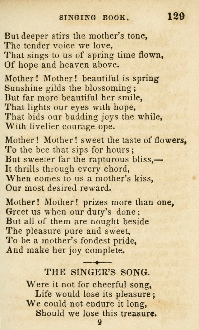 The Public School Singing Book: a collection of original and other songs, odes, hymns, anthems, and chants used in the various public schools page 135