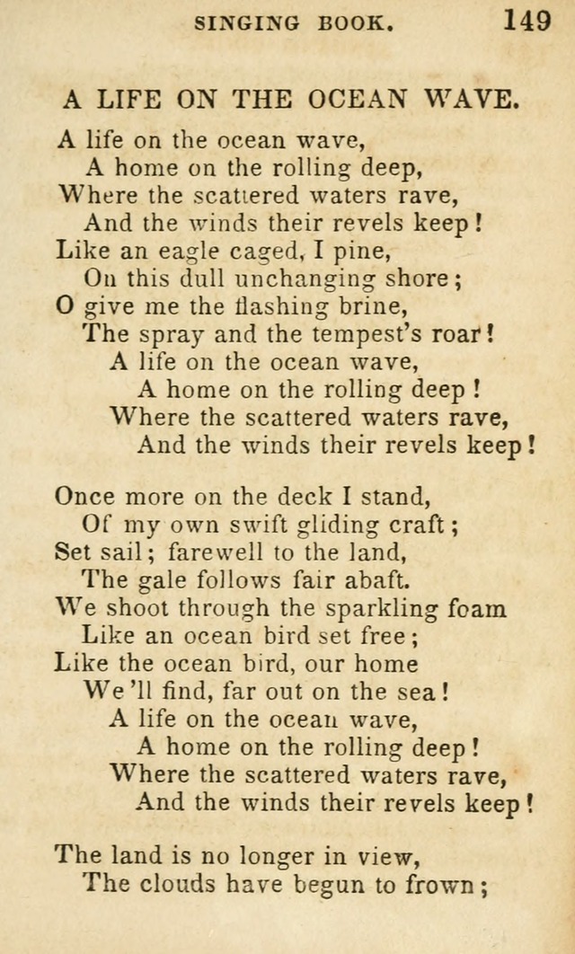 The Public School Singing Book: a collection of original and other songs, odes, hymns, anthems, and chants used in the various public schools page 155