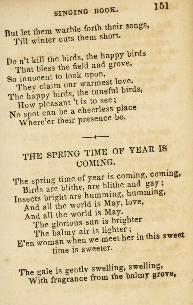 The Public School Singing Book: a collection of original and other songs, odes, hymns, anthems, and chants used in the various public schools page 157