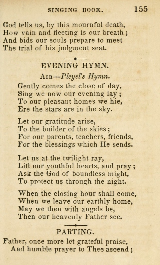 The Public School Singing Book: a collection of original and other songs, odes, hymns, anthems, and chants used in the various public schools page 163