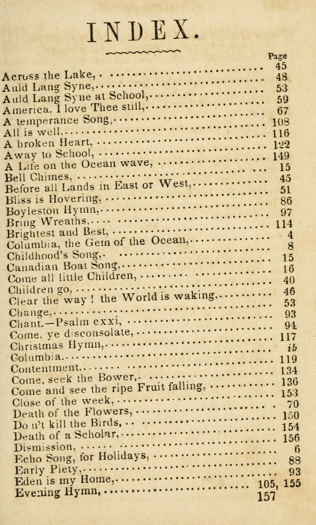 The Public School Singing Book: a collection of original and other songs, odes, hymns, anthems, and chants used in the various public schools page 165