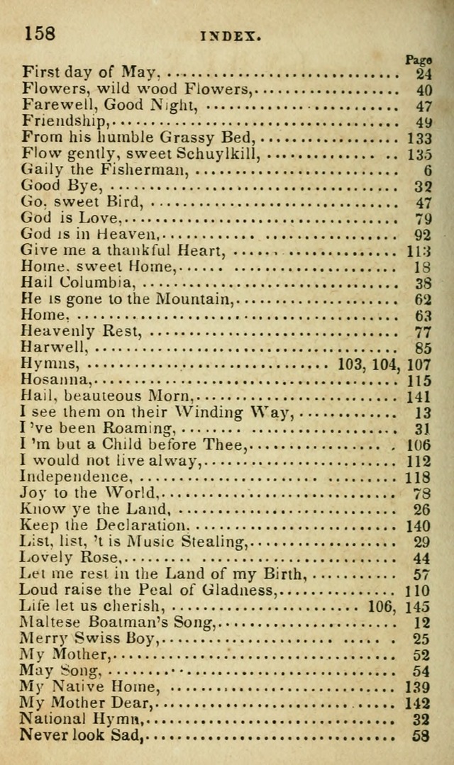 The Public School Singing Book: a collection of original and other songs, odes, hymns, anthems, and chants used in the various public schools page 166