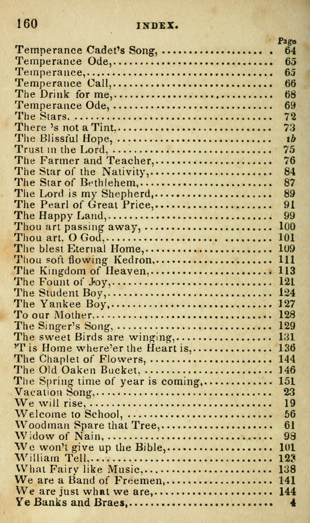 The Public School Singing Book: a collection of original and other songs, odes, hymns, anthems, and chants used in the various public schools page 168