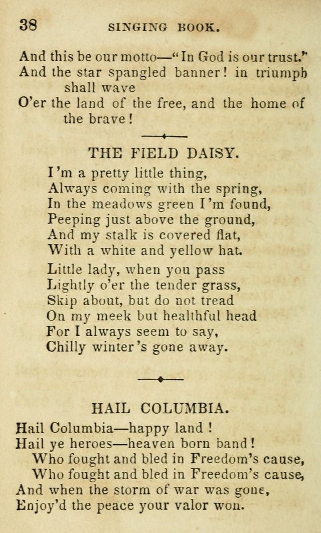 The Public School Singing Book: a collection of original and other songs, odes, hymns, anthems, and chants used in the various public schools page 42