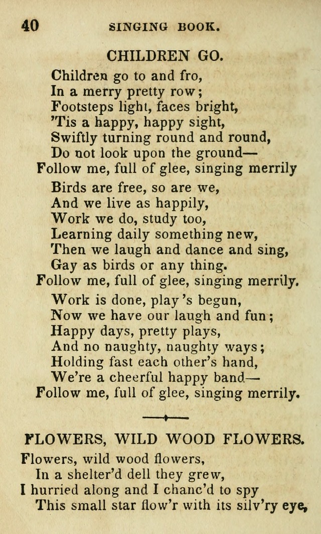 The Public School Singing Book: a collection of original and other songs, odes, hymns, anthems, and chants used in the various public schools page 44