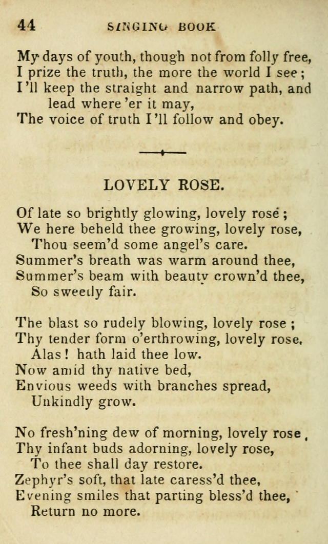 The Public School Singing Book: a collection of original and other songs, odes, hymns, anthems, and chants used in the various public schools page 48