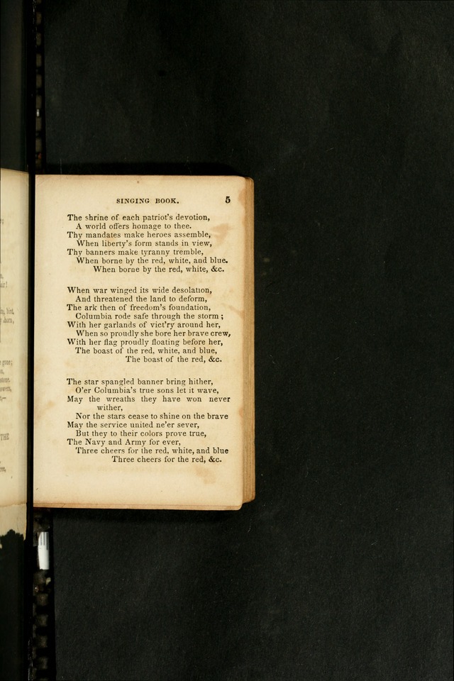 The Public School Singing Book: a collection of original and other songs, odes, hymns, anthems, and chants used in the various public schools page 5