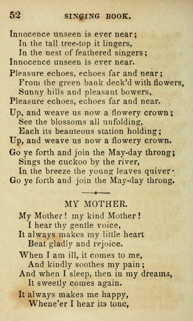 The Public School Singing Book: a collection of original and other songs, odes, hymns, anthems, and chants used in the various public schools page 56