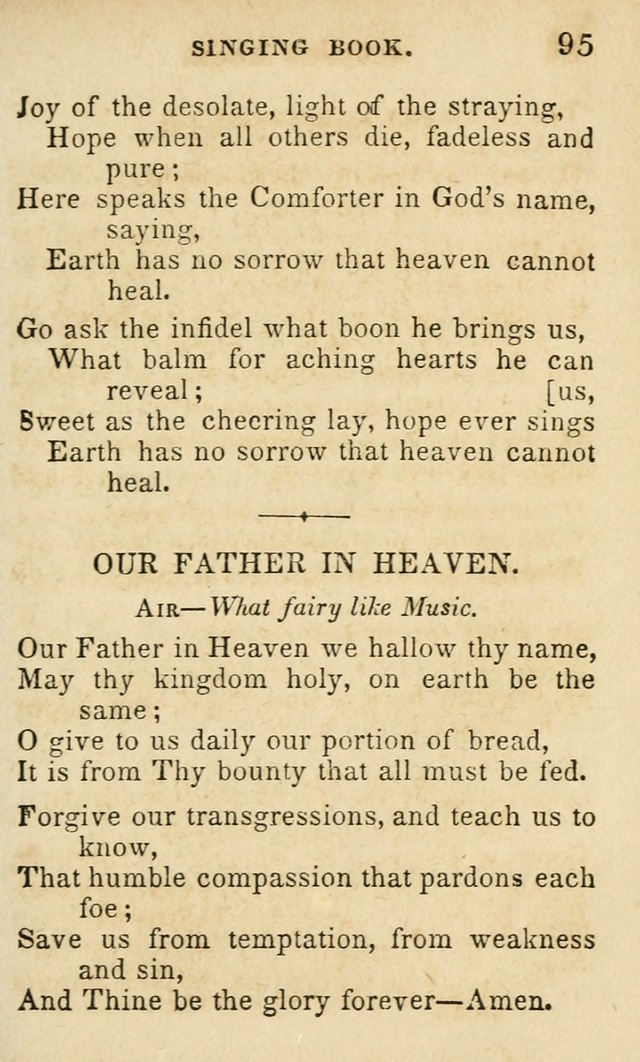 The Public School Singing Book: a collection of original and other songs, odes, hymns, anthems, and chants used in the various public schools page 99