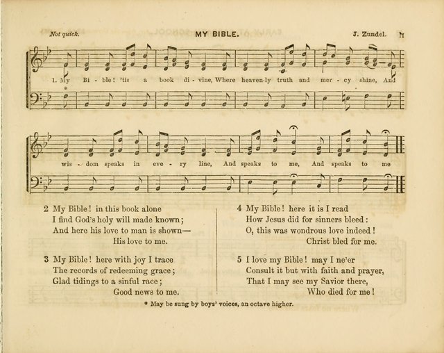 Plymouth Sabbath School Collection: or, Hymns and Tunes page 11