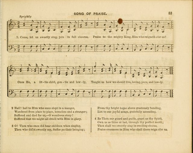 Plymouth Sabbath School Collection: or, Hymns and Tunes page 53