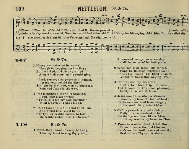 The Plymouth Sabbath School Collection of Hymns and Tunes page 102