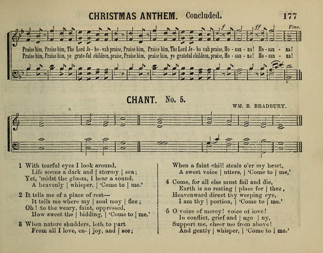 The Plymouth Sabbath School Collection of Hymns and Tunes page 177