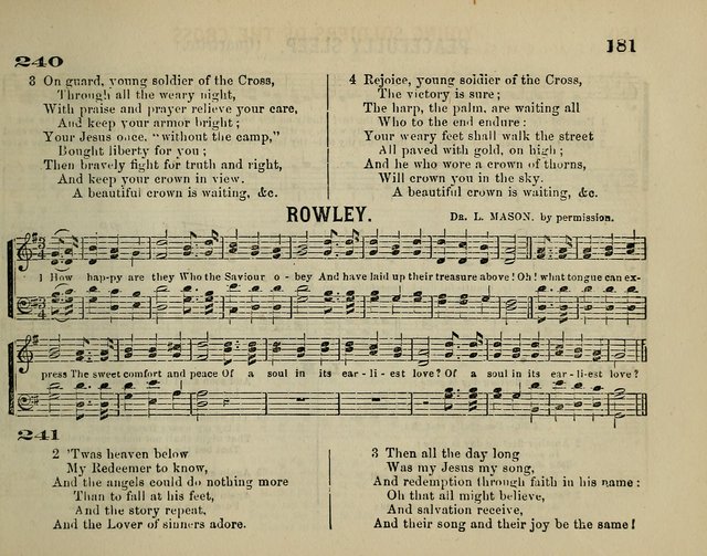 The Plymouth Sabbath School Collection of Hymns and Tunes page 181