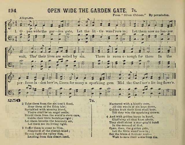 The Plymouth Sabbath School Collection of Hymns and Tunes page 194