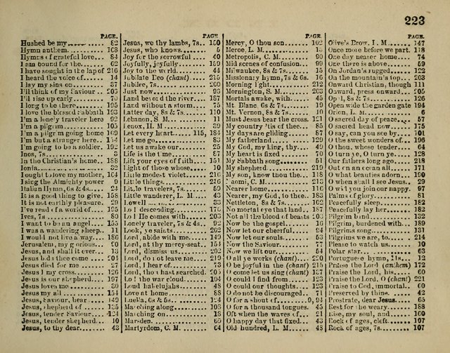 The Plymouth Sabbath School Collection of Hymns and Tunes page 223