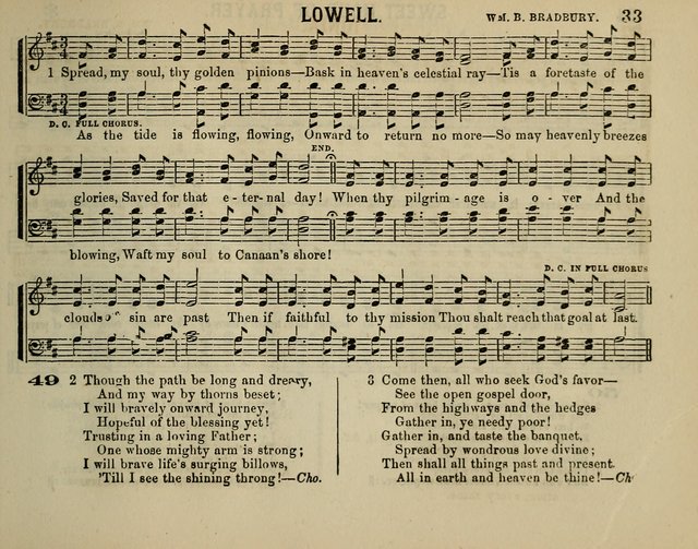 The Plymouth Sabbath School Collection of Hymns and Tunes page 33