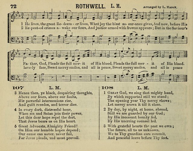 The Plymouth Sabbath School Collection of Hymns and Tunes page 72