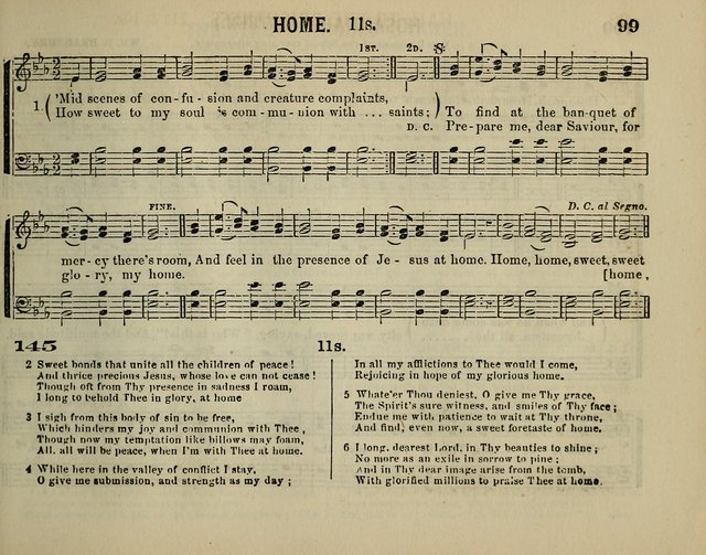 The Plymouth Sabbath School Collection of Hymns and Tunes page 99