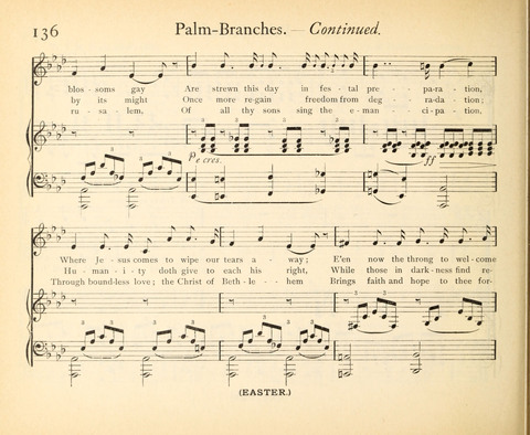 Plymouth Sunday-School Hymnal: for use in schools, prayer-meetings, and missions page 136