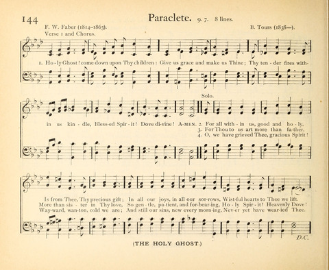 Plymouth Sunday-School Hymnal: for use in schools, prayer-meetings, and missions page 144