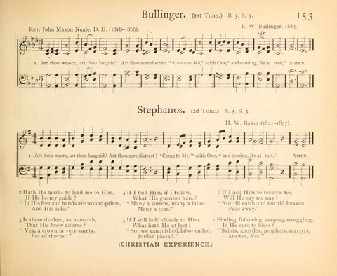 Plymouth Sunday-School Hymnal: for use in schools, prayer-meetings, and missions page 153