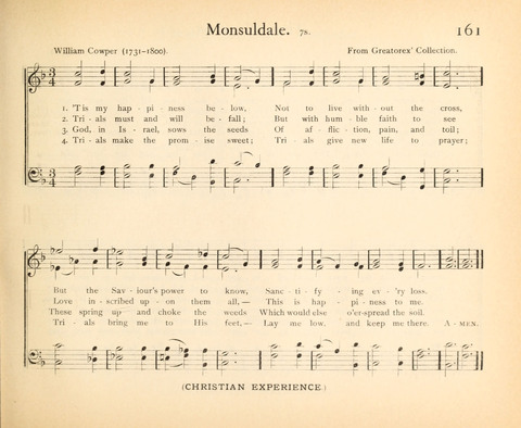 Plymouth Sunday-School Hymnal: for use in schools, prayer-meetings, and missions page 161