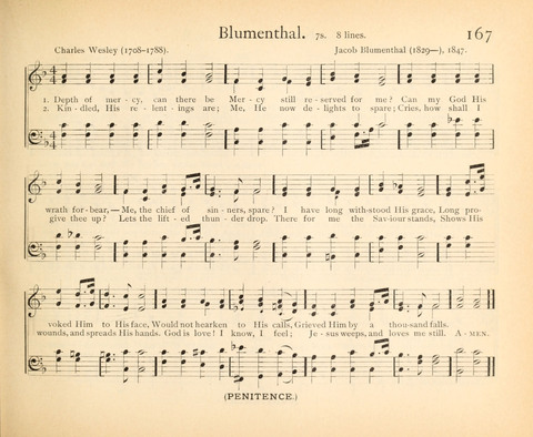 Plymouth Sunday-School Hymnal: for use in schools, prayer-meetings, and missions page 167