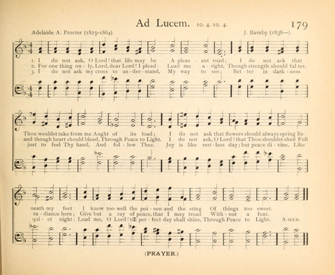 Plymouth Sunday-School Hymnal: for use in schools, prayer-meetings, and missions page 179