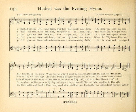 Plymouth Sunday-School Hymnal: for use in schools, prayer-meetings, and missions page 192