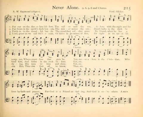 Plymouth Sunday-School Hymnal: for use in schools, prayer-meetings, and missions page 215