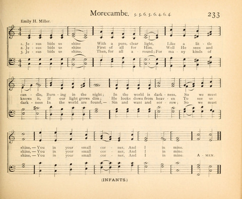 Plymouth Sunday-School Hymnal: for use in schools, prayer-meetings, and missions page 233