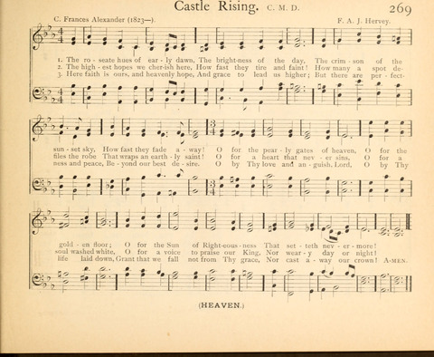 Plymouth Sunday-School Hymnal: for use in schools, prayer-meetings, and missions page 269