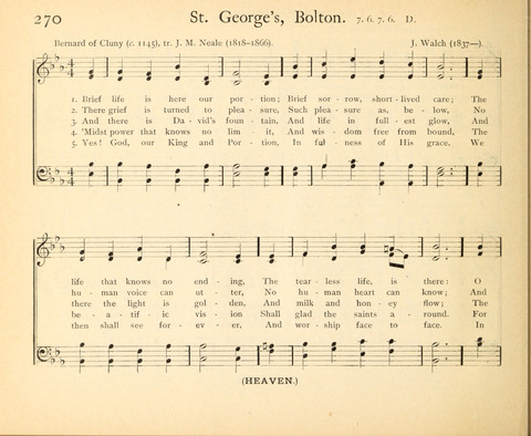 Plymouth Sunday-School Hymnal: for use in schools, prayer-meetings, and missions page 270