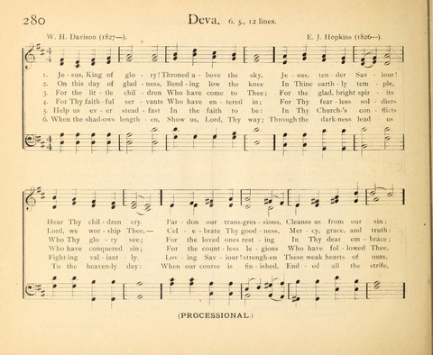 Plymouth Sunday-School Hymnal: for use in schools, prayer-meetings, and missions page 280