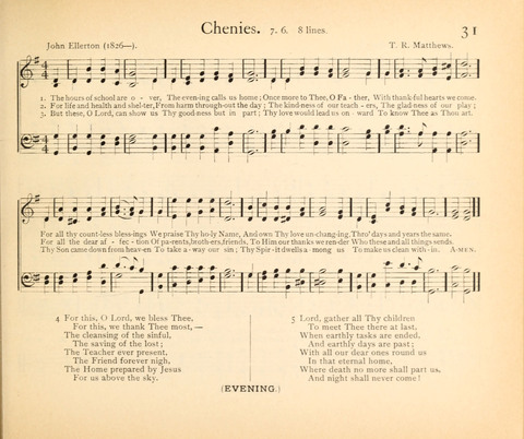 Plymouth Sunday-School Hymnal: for use in schools, prayer-meetings, and missions page 31