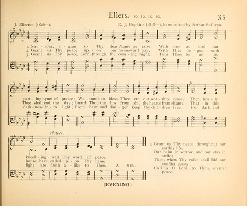 Plymouth Sunday-School Hymnal: for use in schools, prayer-meetings, and missions page 35